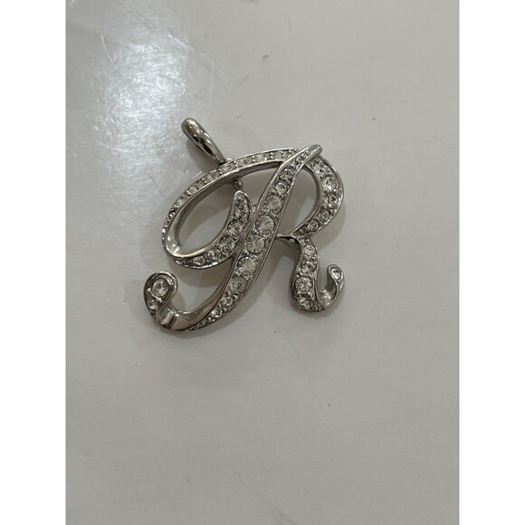 Nolan Miller Script Initial “R” Pendant - Picture 1 of 4
